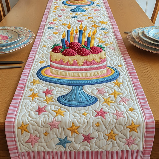 Sweet Birthday Bliss Quilted Table Runner GFTOTP4986