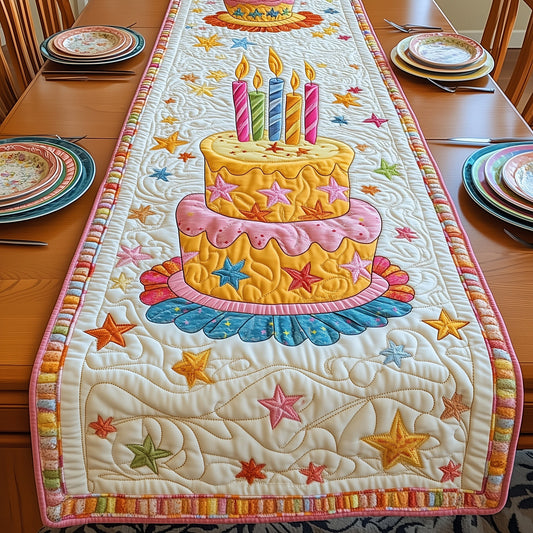 Sweet Birthday Bliss Quilted Table Runner GFTOTP4989