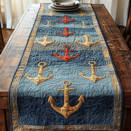 Vintage Maritime Quilted Table Runner GFTOTP5256