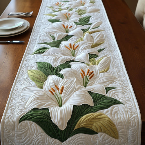Easter Lily Blessings Quilted Table Runner GFTOTP5285