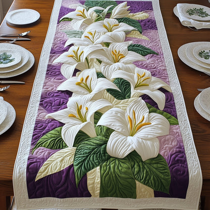 Easter Lily Blessings Quilted Table Runner GFTOTP5286
