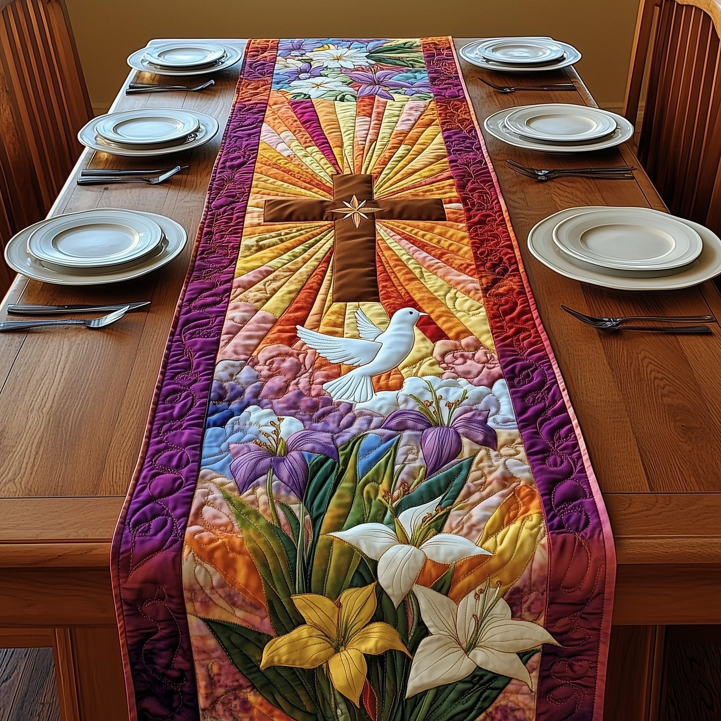 Easter Blessings Quilted Table Runner GFTOTP5317