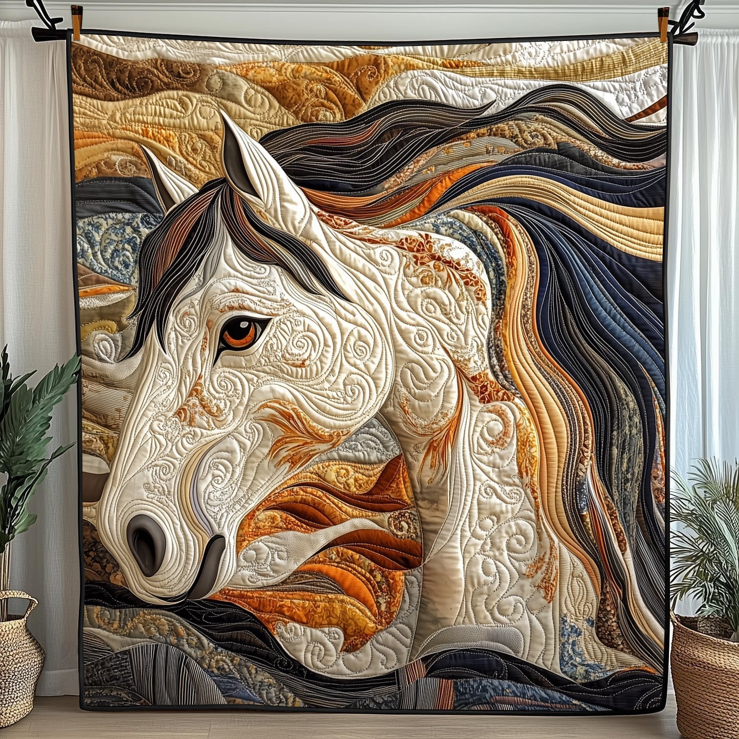 Galloping Grace Quilted Blanket GFTOTP5711