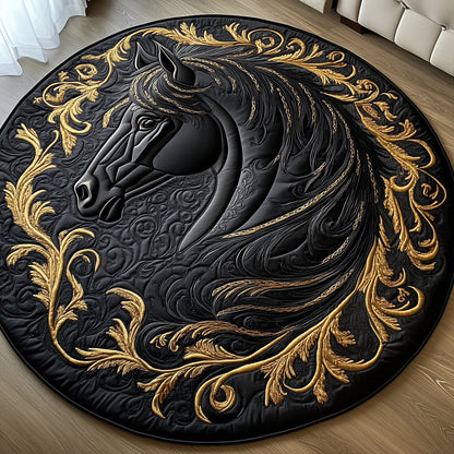Majestic Mane Quilted Round Mat GFTOTP5741