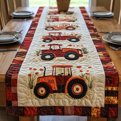 Rustic Farm Tractor Quilted Table Runner GFTOTP6067