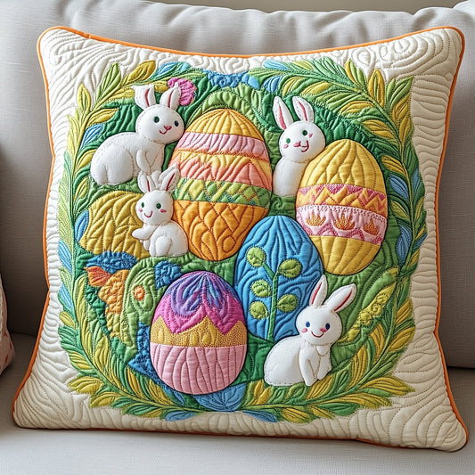 Easter Bunnies Quilted Pillow Case GFTOTP6090