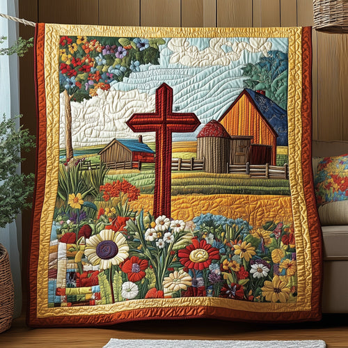 Graceful Cross Quilted Blanket GFTOTP6326