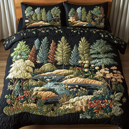 Whispers of the Forest 3-Piece Quilted Bedding Set GFTOTP6416