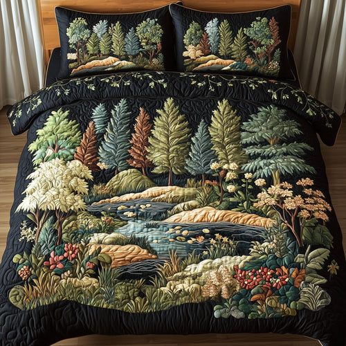 Whispers of the Forest 3-Piece Quilted Bedding Set GFTOTP6416