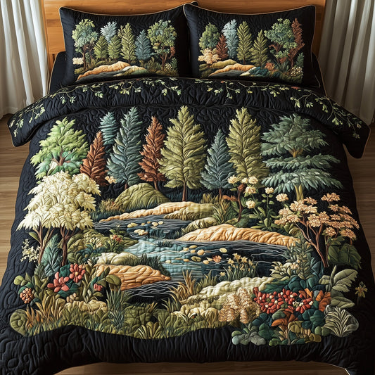 Whispers of the Forest 3-Piece Quilted Bedding Set GFTOTP6416