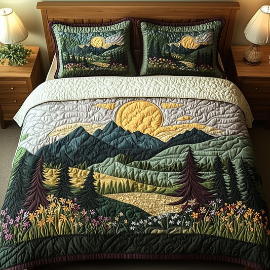 Forest Spirit 3-Piece Quilted Bedding Set GFTOTP6430