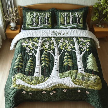 Birch Forest 3-Piece Quilted Bedding Set GFTOTP6439