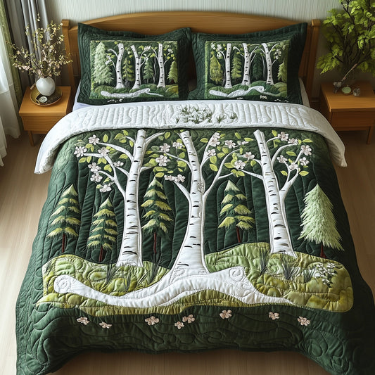 Birch Forest 3-Piece Quilted Bedding Set GFTOTP6439
