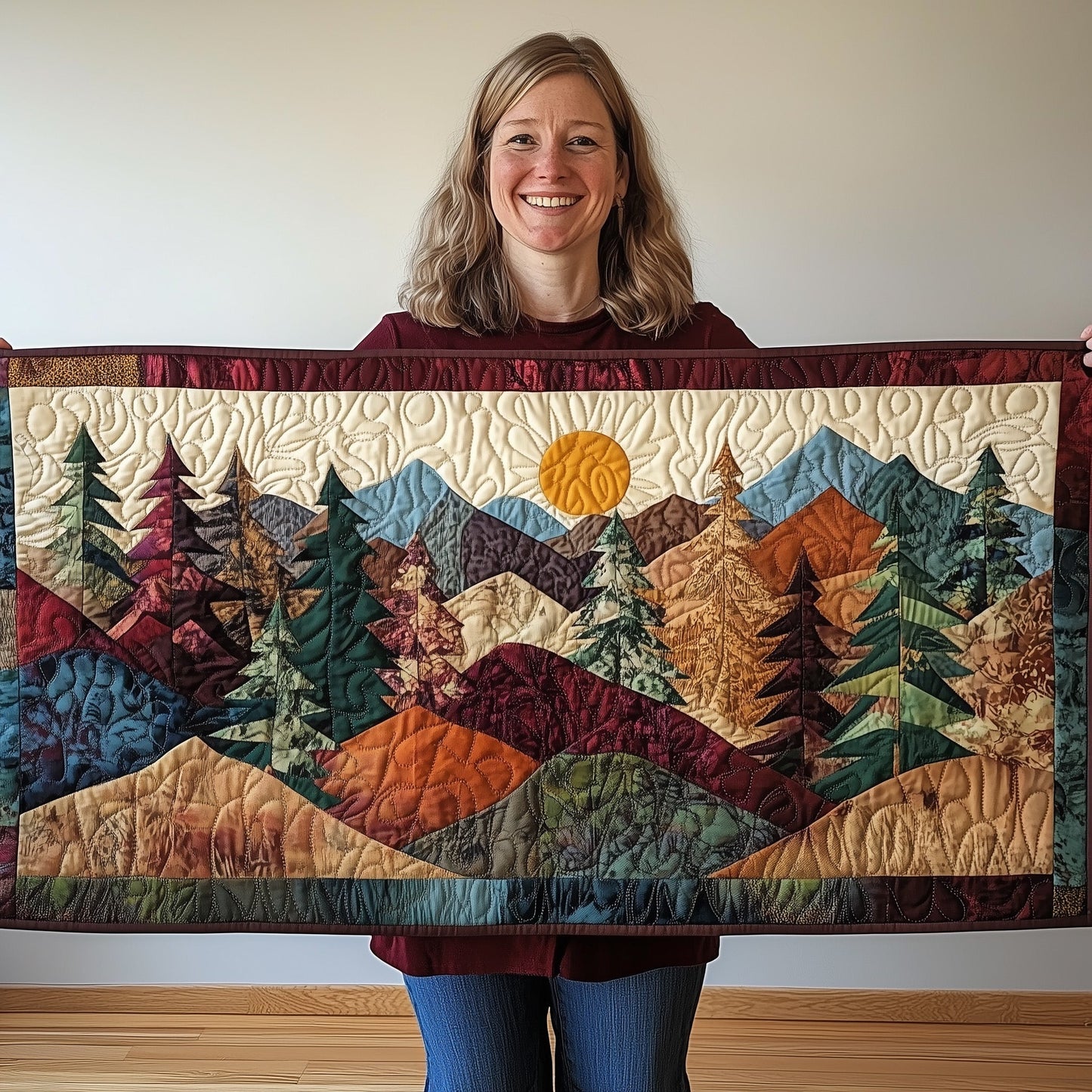 Forest Spirit Quilted Table Runner GFTOTP6440