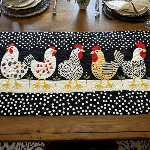 Whimsy Hen Quilted Table Runner GFTOTP6467