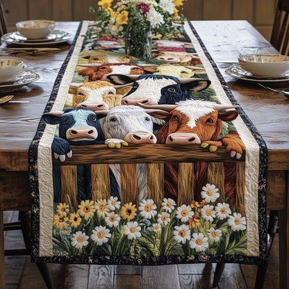 Farmyard Friends Quilted Table Runner GFTOTP6489