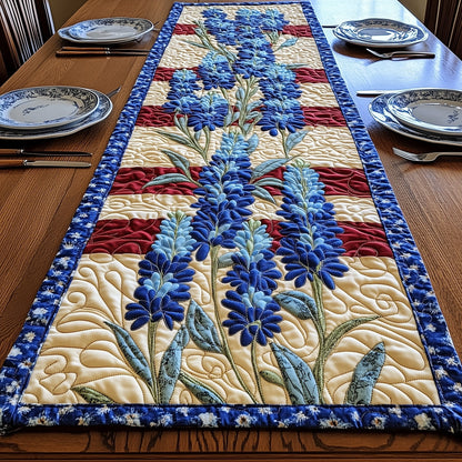 Bluebonnet Glory Quilted Table Runner GFTOTP6709