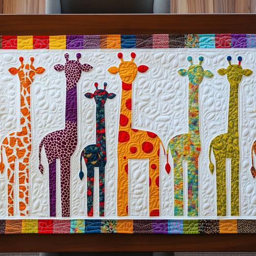 Whimsy Giraffes Quilted Table Runner GFTOTP7077