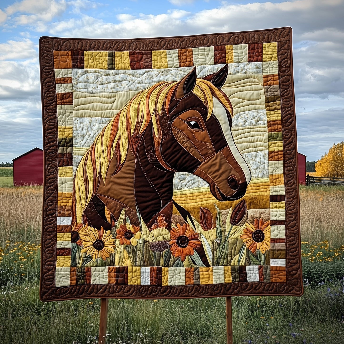 Rustic Rider Quilted Blanket GFTOTP7161