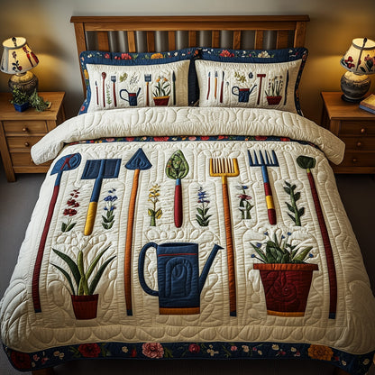 Garden Dreamer 3-Piece Quilted Bedding Set GFTOTP7279