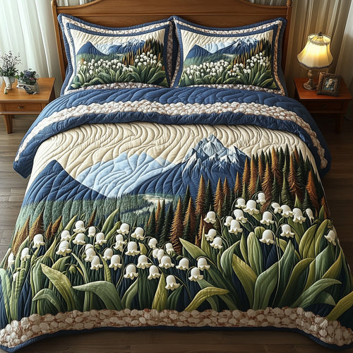Whispers of the Valley 3-Piece Quilted Bedding Set GFTOTP7624