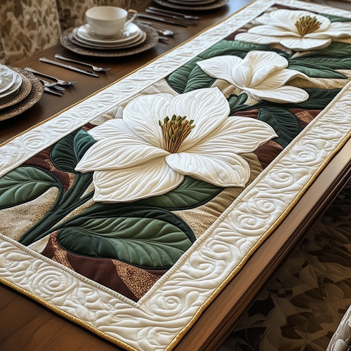 Magnolia Elegance Quilted Table Runner GFTOTP7700