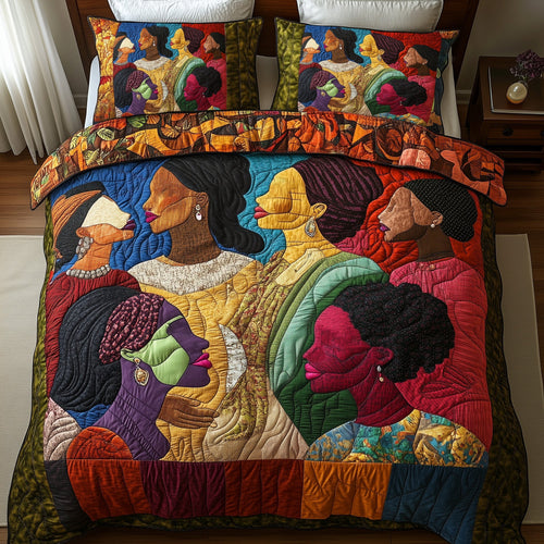 Juneteenth 3-Piece Quilted Bedding Set GFTOTP7731