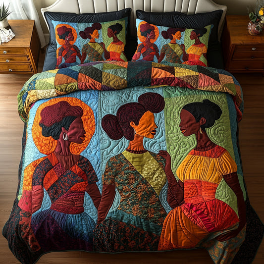 Juneteenth 3-Piece Quilted Bedding Set GFTOTP7734