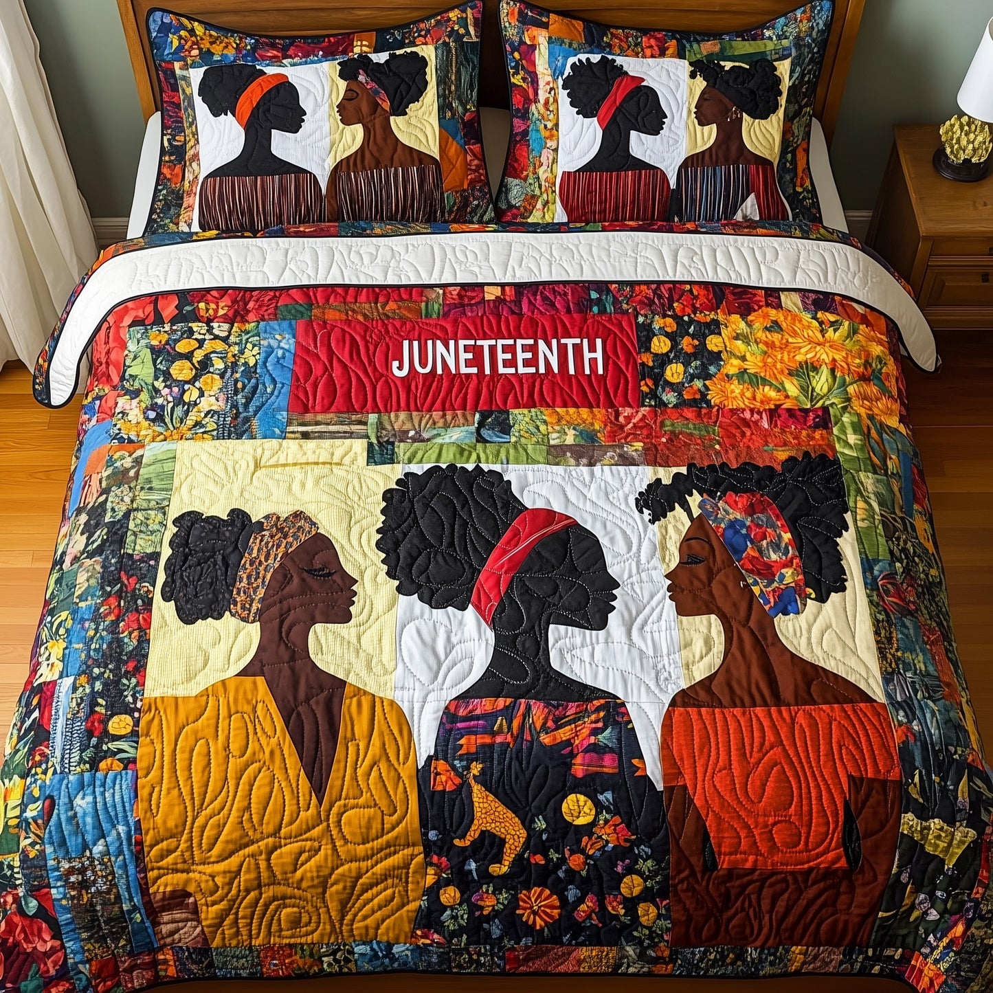 Juneteenth 3-Piece Quilted Bedding Set GFTOTP7938