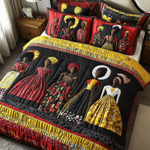 Juneteenth 3-Piece Quilted Bedding Set GFTOTP7942