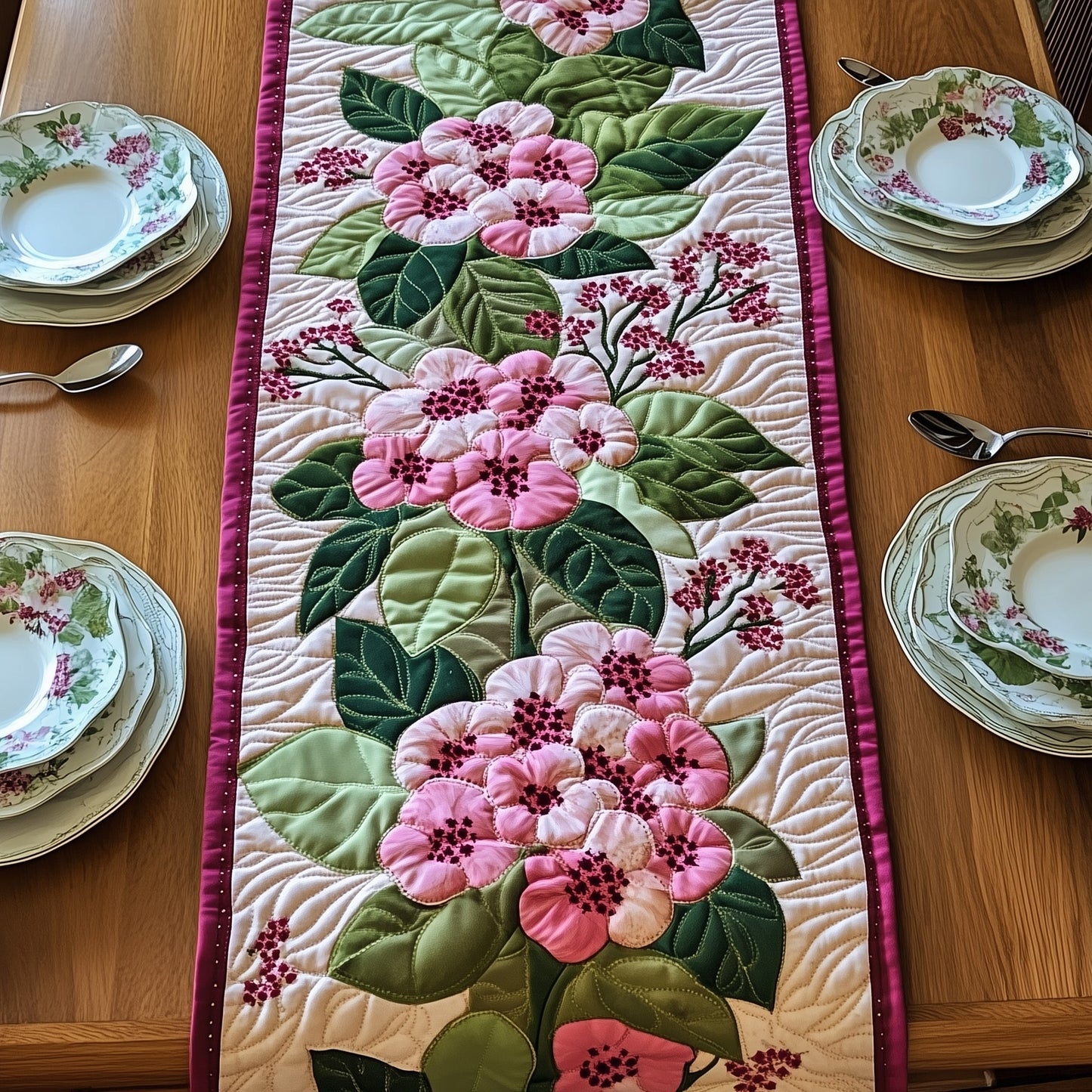 Laurel Charm Quilted Table Runner GFTOTP7947