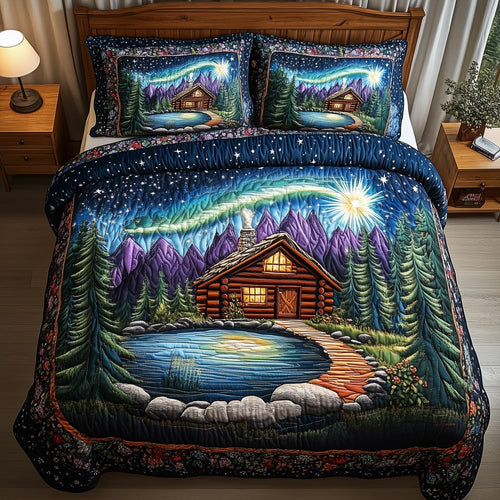Midnight Forest 3-Piece Quilted Bedding Set GFTOTP7968