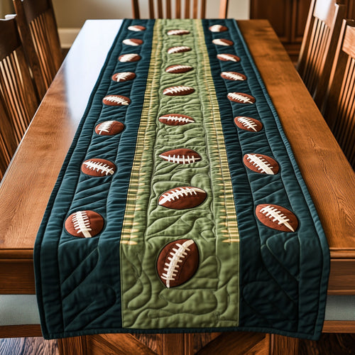Gridiron Glory Quilted Table Runner GFTOTP8093