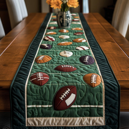 Gridiron Glory Quilted Table Runner GFTOTP8099
