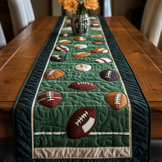 Gridiron Glory Quilted Table Runner GFTOTP8099
