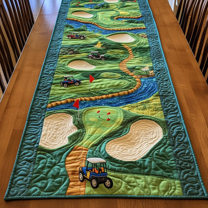 Golf Course Quilted Table Runner GFTOTP8110