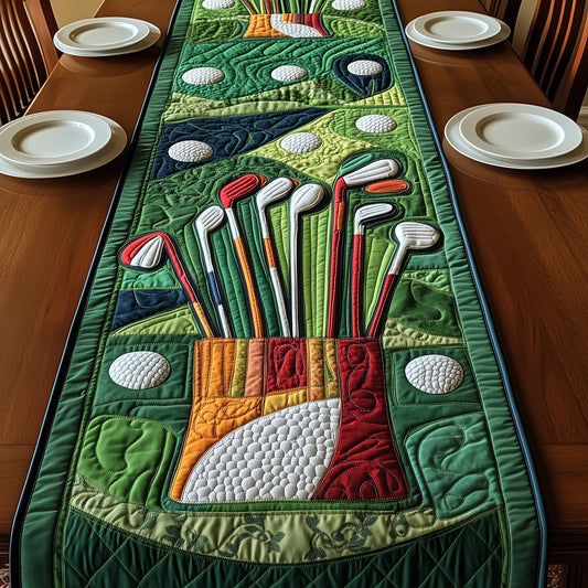 In the Golf Bag Quilted Table Runner GFTOTP8118