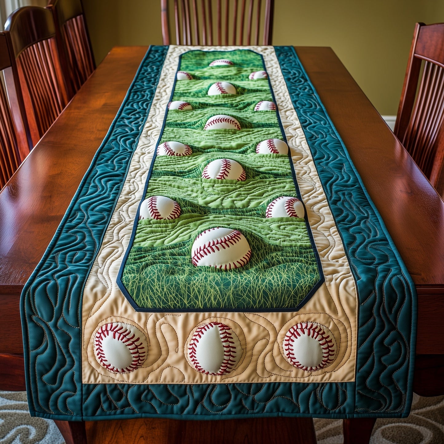 Pitch Perfect Quilted Table Runner GFTOTP8138