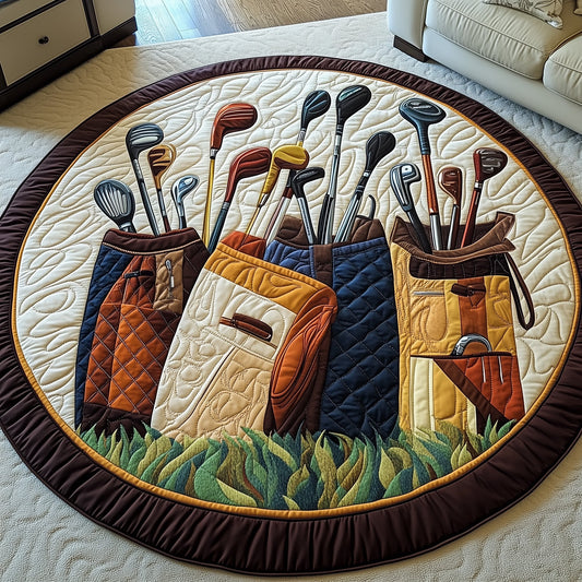 In the Golf Bag Quilted Round Mat GFTOTP8316