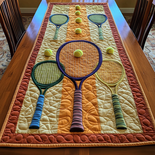 Tennis Time Quilted Table Runner GFTOTP8344