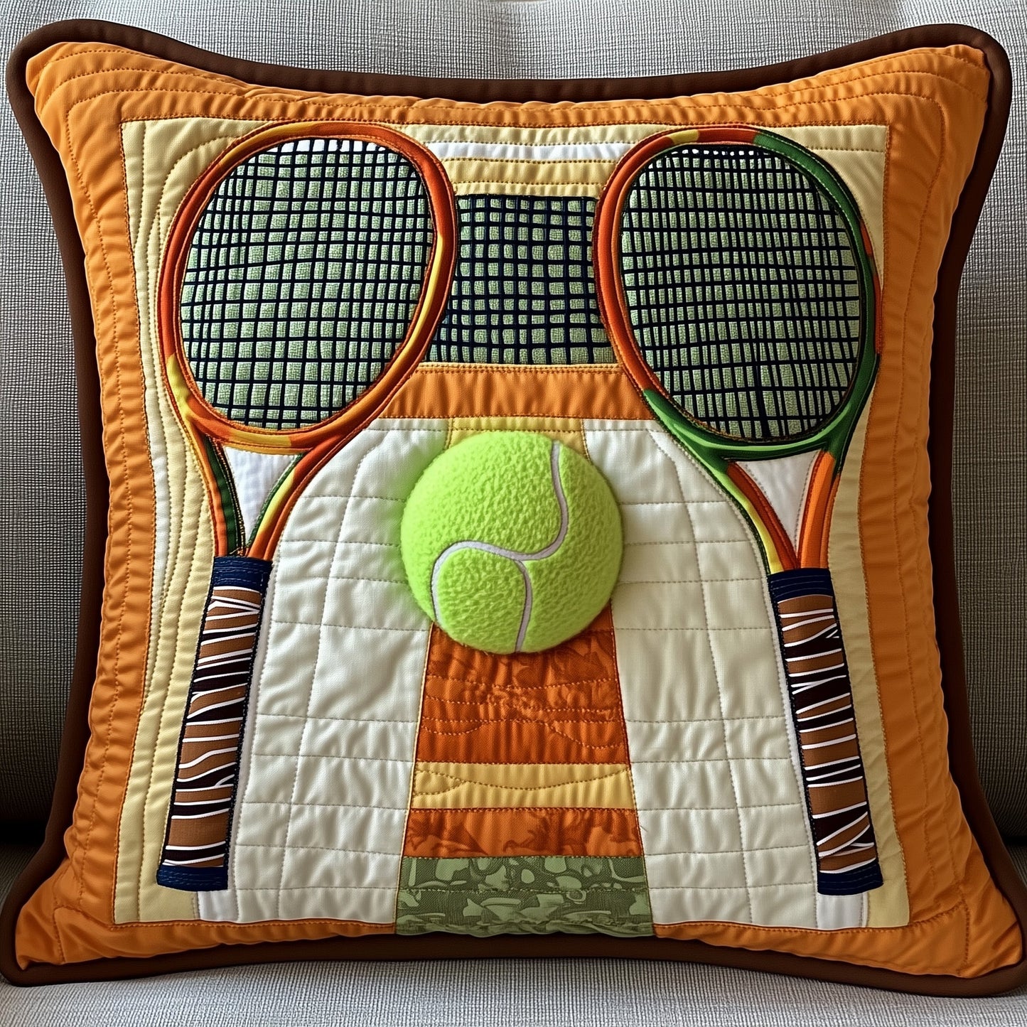 Tennis Time Quilted Pillow Case GFTOTP8423