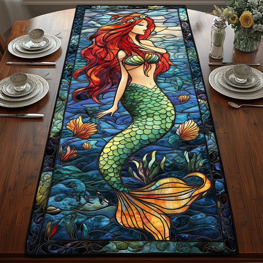 Enchanted Mermaid Quilted Table Runner GFTOTP8490