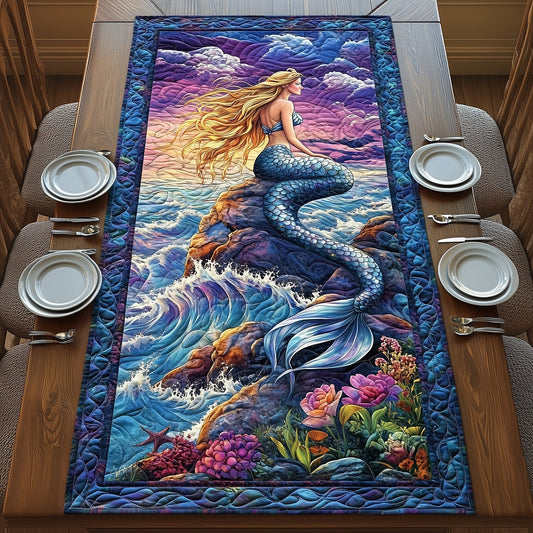 Enchanted Mermaid Quilted Table Runner GFTOTP8491