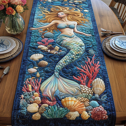 Enchanted Mermaid Quilted Table Runner GFTOTP8497