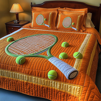 Tennis Time 3-Piece Quilted Bedding Set GFTOTP8602