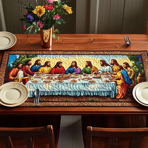 Sacred Supper Quilted Table Runner GFTOTP8603