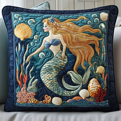 Enchanted Mermaid Quilted Pillow Case GFTOTP8624
