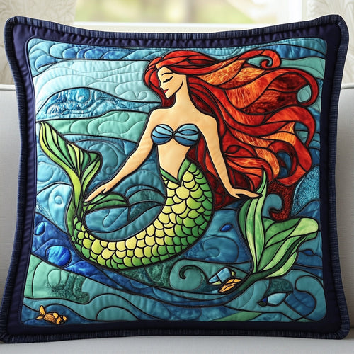 Enchanted Mermaid Quilted Pillow Case GFTOTP8625