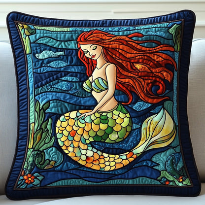 Enchanted Mermaid Quilted Pillow Case GFTOTP8626