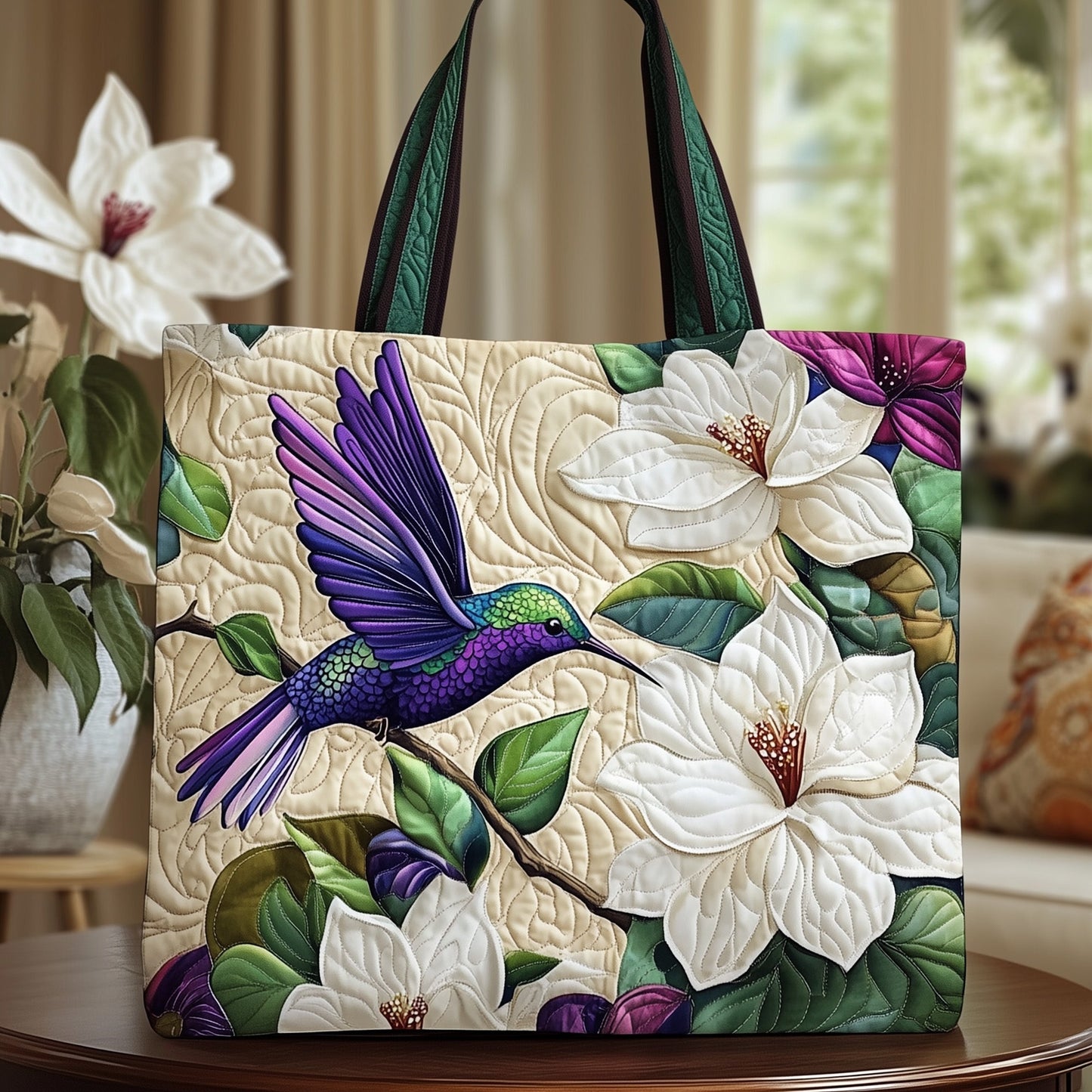 Magnolia Dance Quilted Tote Bag GFTOTP8635